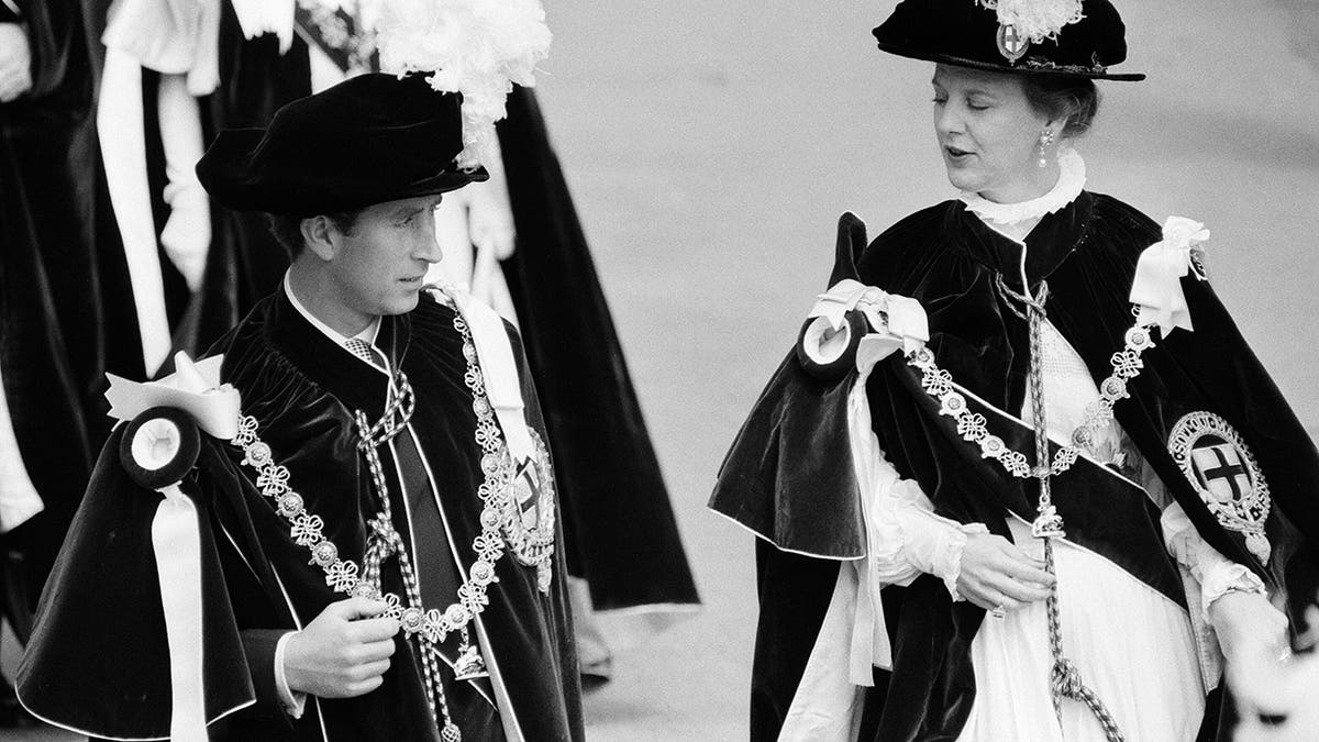 Prince Charles of Wales Danish Queen Margrethe of Denmark