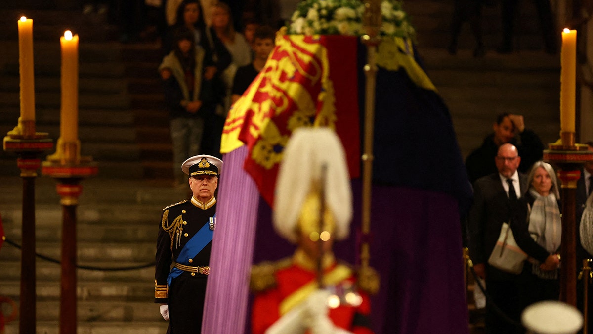 Prince Andrew in uniform