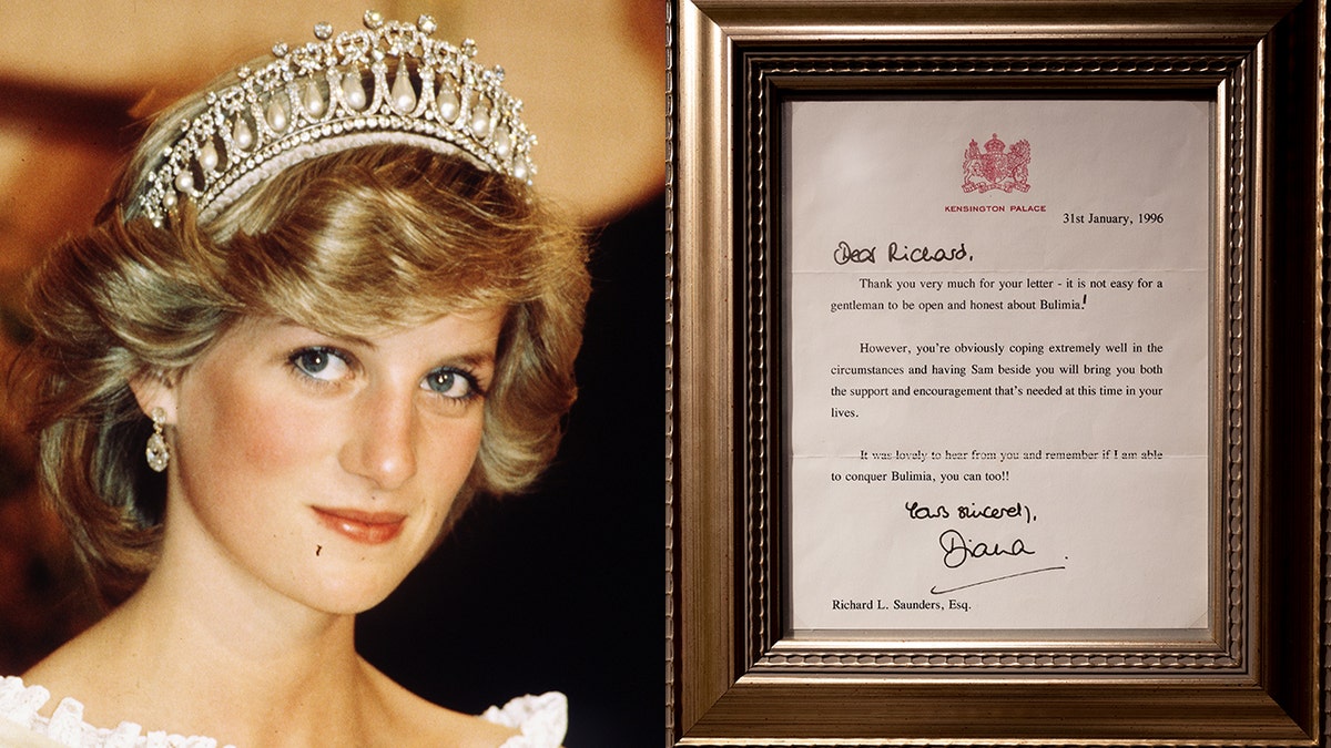 Princess Diana Bulimia letter