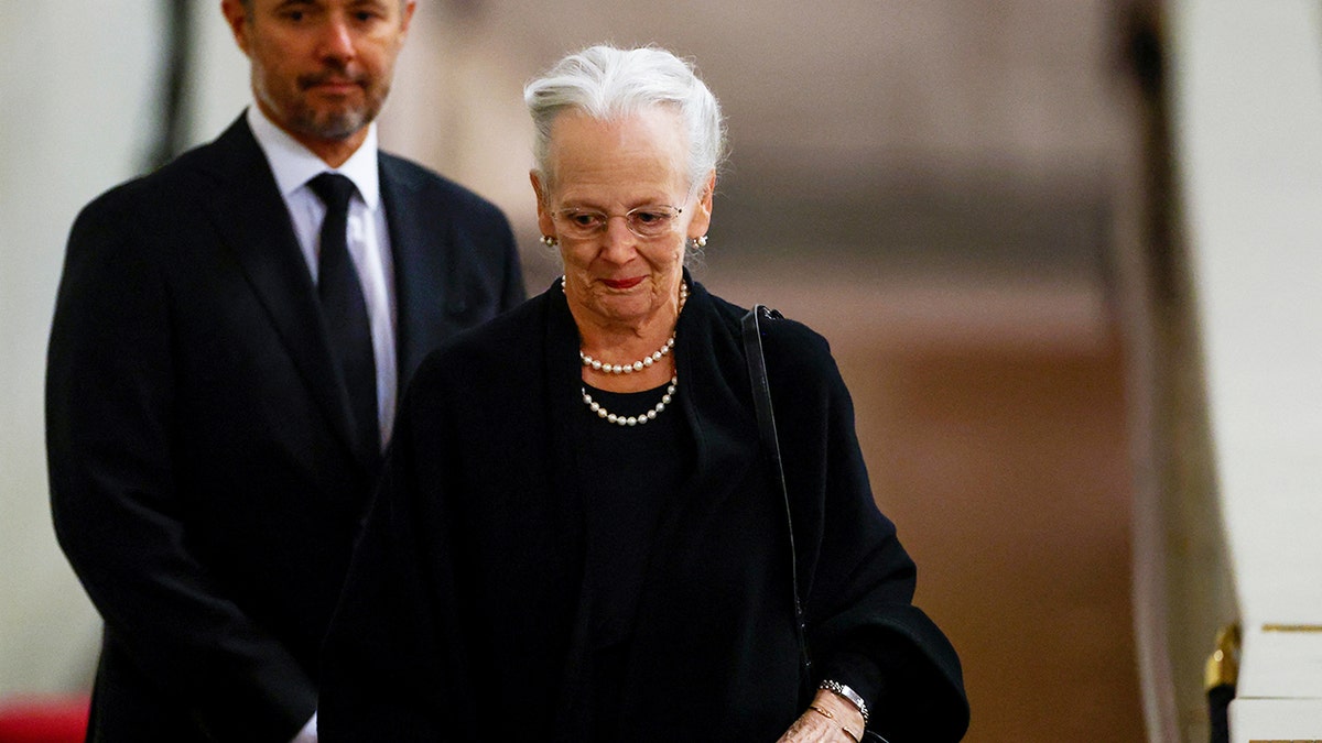 Queen Margrethe of Denmark and Crown Prince Frederik of Denmark