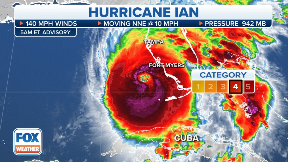 Hurricane Ian strengthens i