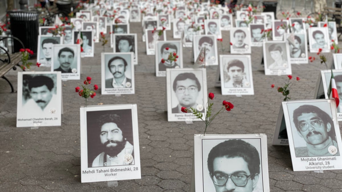 Iran Victims UN Park Raisi