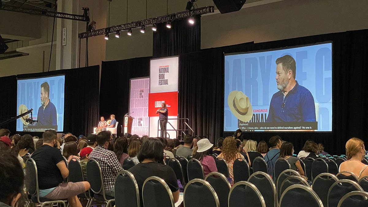 nick offerman book festival