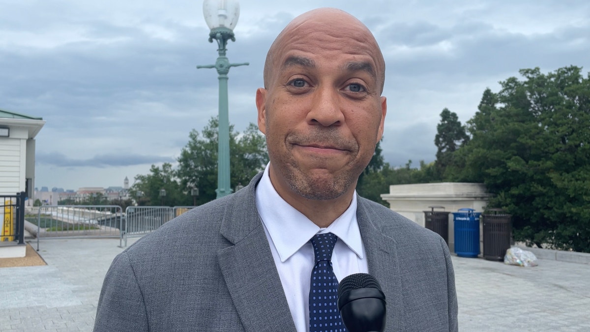 Senator Cory Booker on capitol Hill