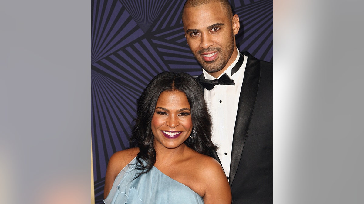 Nia Long and Ime Udoka in 2017