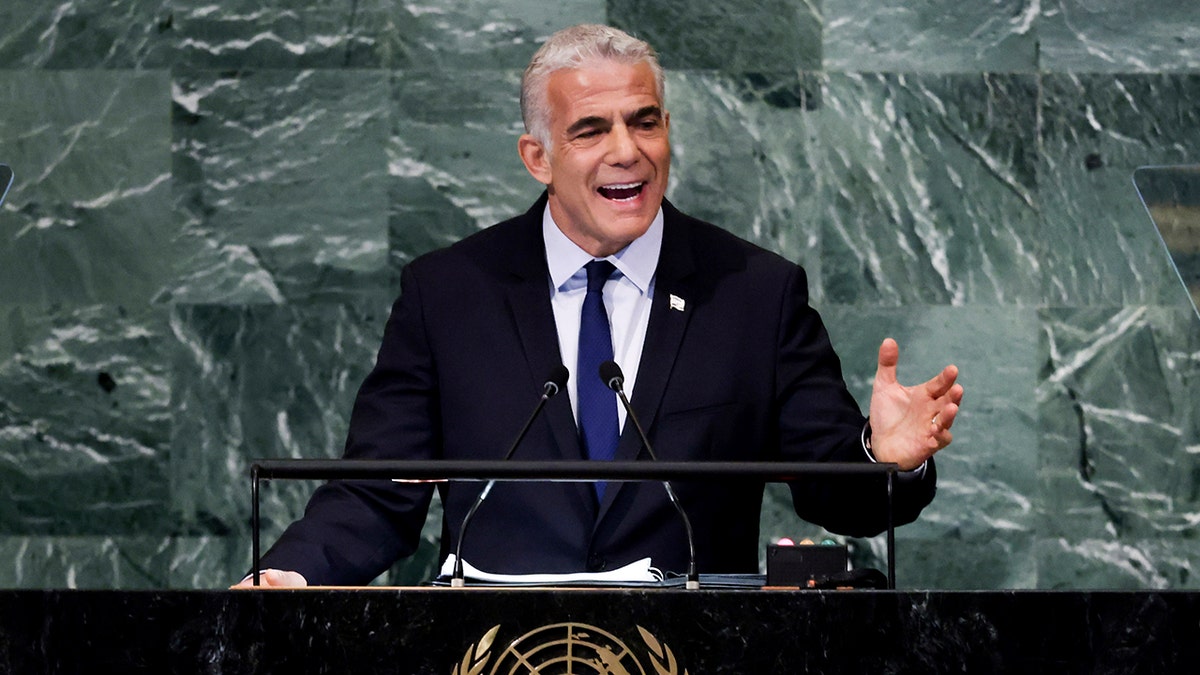 Israel Prime Minister Yair Lapid delivers UN General Assembly speech