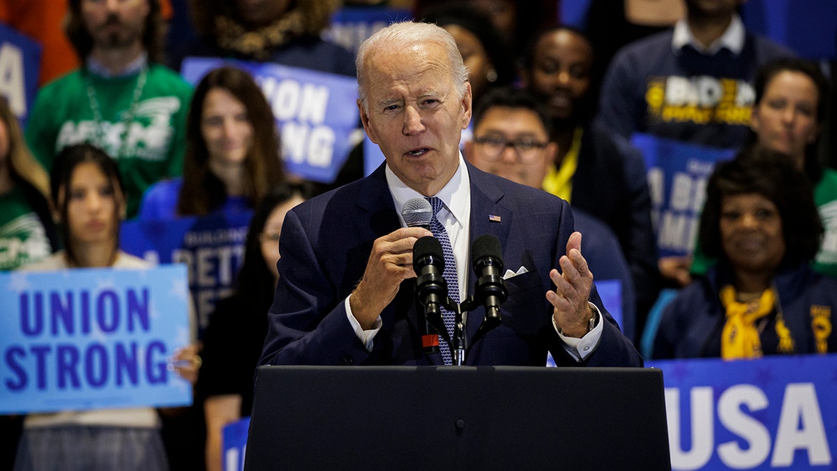 Joe Biden at teachers union speech