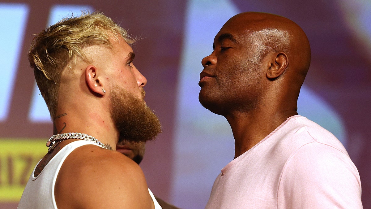 Jake Paul and Anderson Silva face off