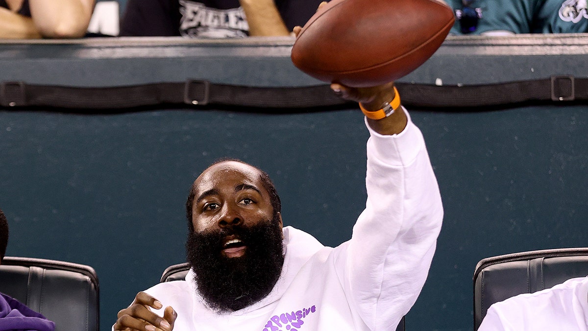 Eagles' Darius Slay Gifts INT Ball To James Harden, Signs It Afterward