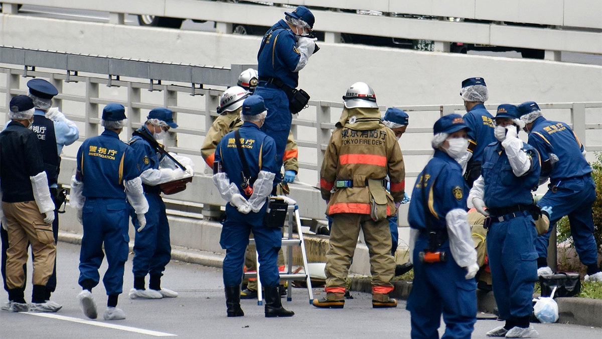 Man sets himself on fire to protest former Japanese Prime Minister Shinzo Abe's funeral