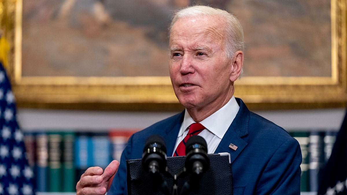 President Biden responds to a question about immigration