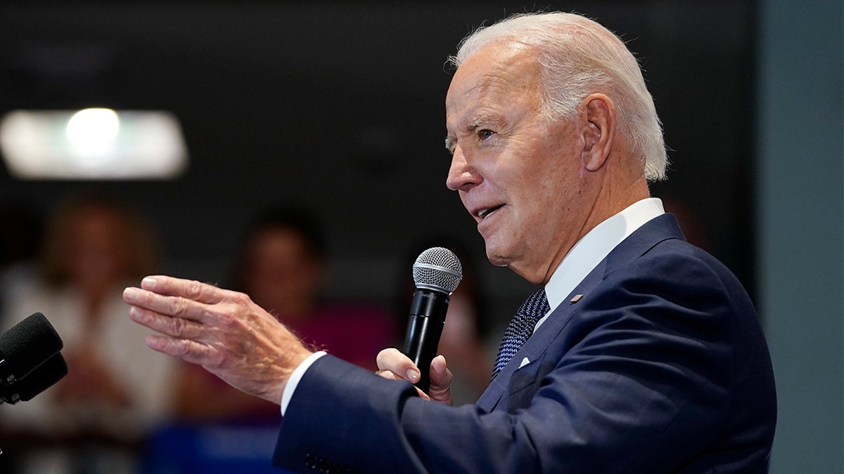 President Biden speaks at DNC event at teachers union headquarters