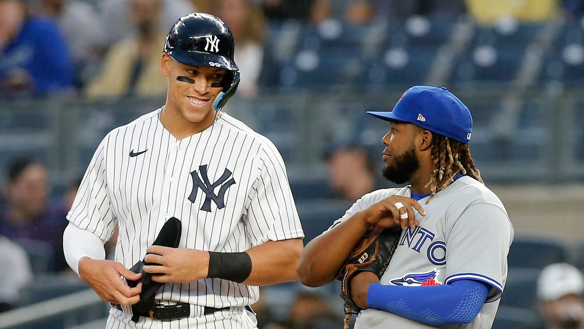 Aaron Judge and Vladimir Guerrero Jr.