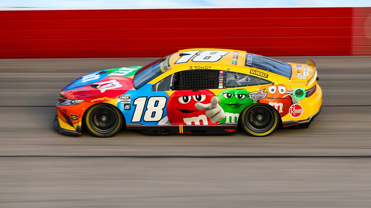 Kyle Busch races for Toyota