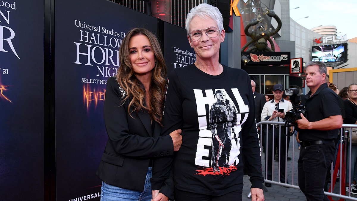 Kyle Richards currently seen in Halloween Ends along with Jamie Lee Curtis.  — PhotoBook Magazine