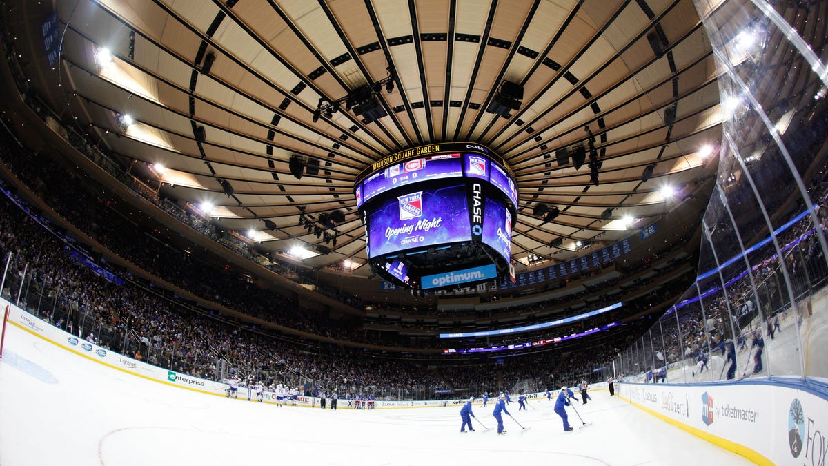 Madison Square Garden during Rangers game