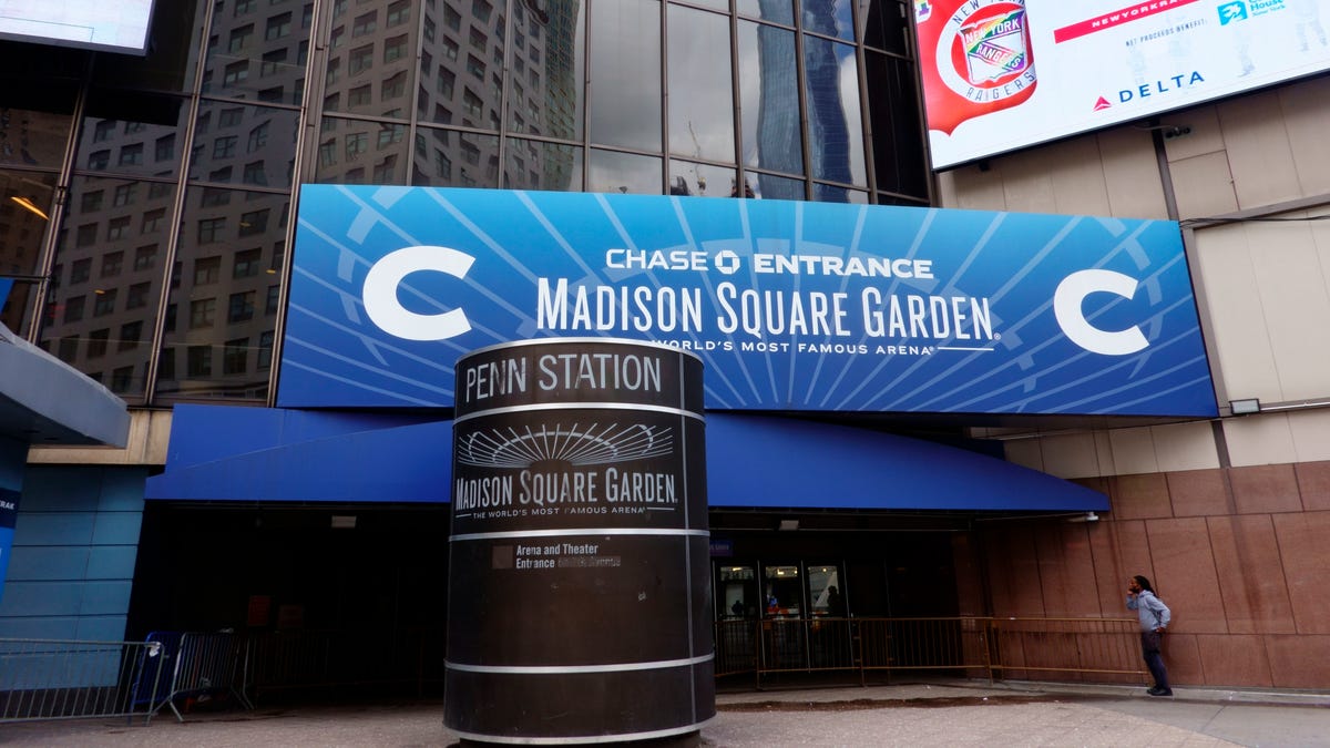 Entrance to Madison Square Garden
