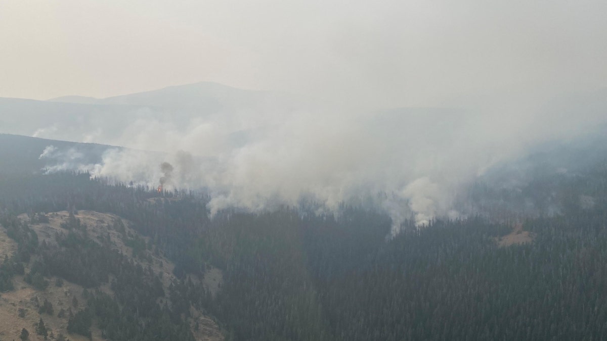 The No Grass Creek fire