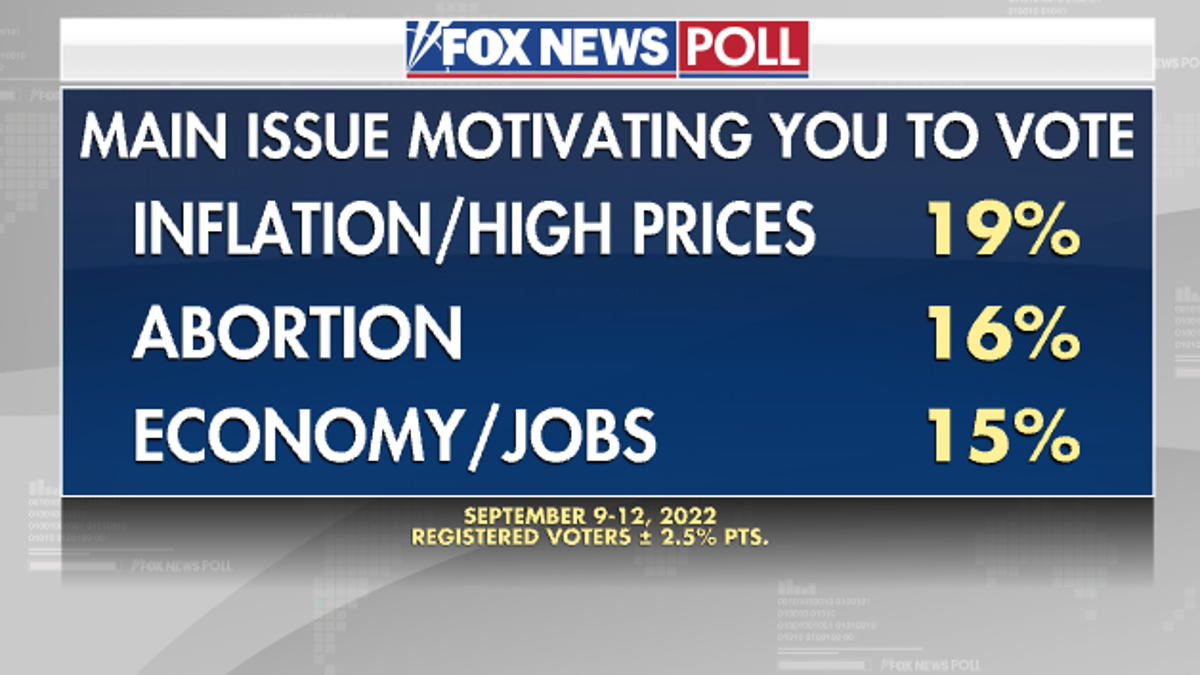 Main Issue for Vote - Fox News Poll