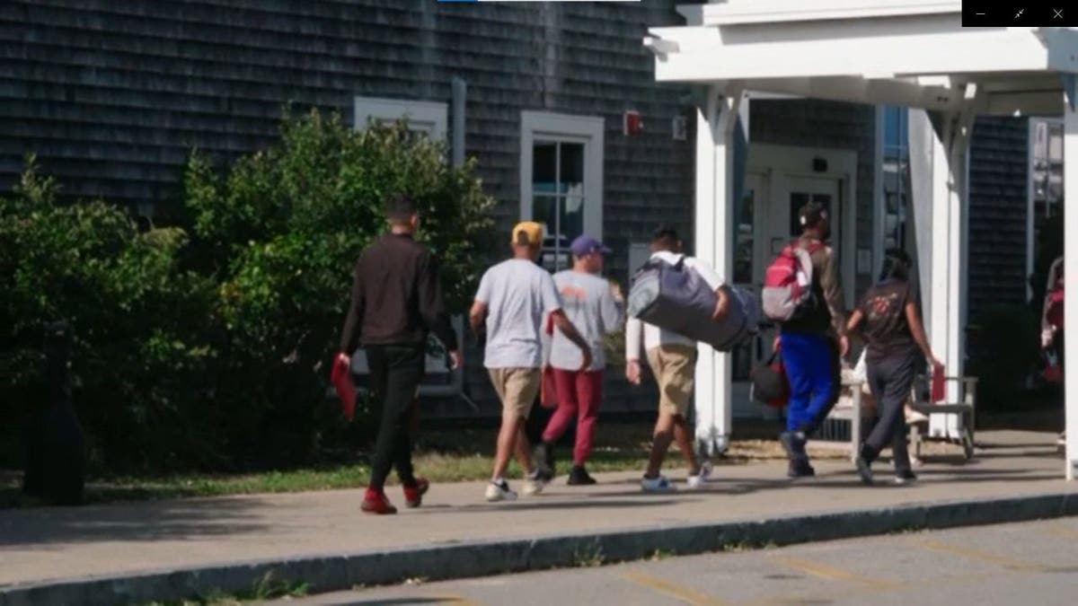 Migrants arrive at Martha's Vineyard