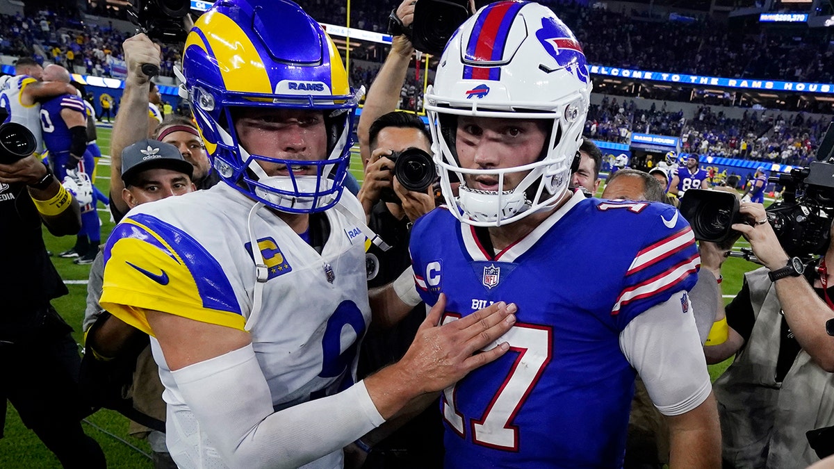 Matthew Stafford and Josh Allen