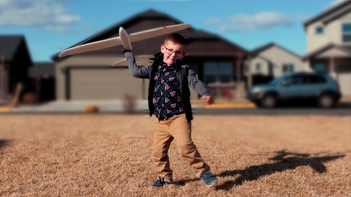 Maverick and an airplane