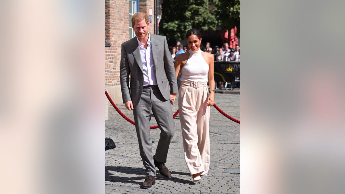 Prince Harry and Meghan Markle arrive at the Invictus Games