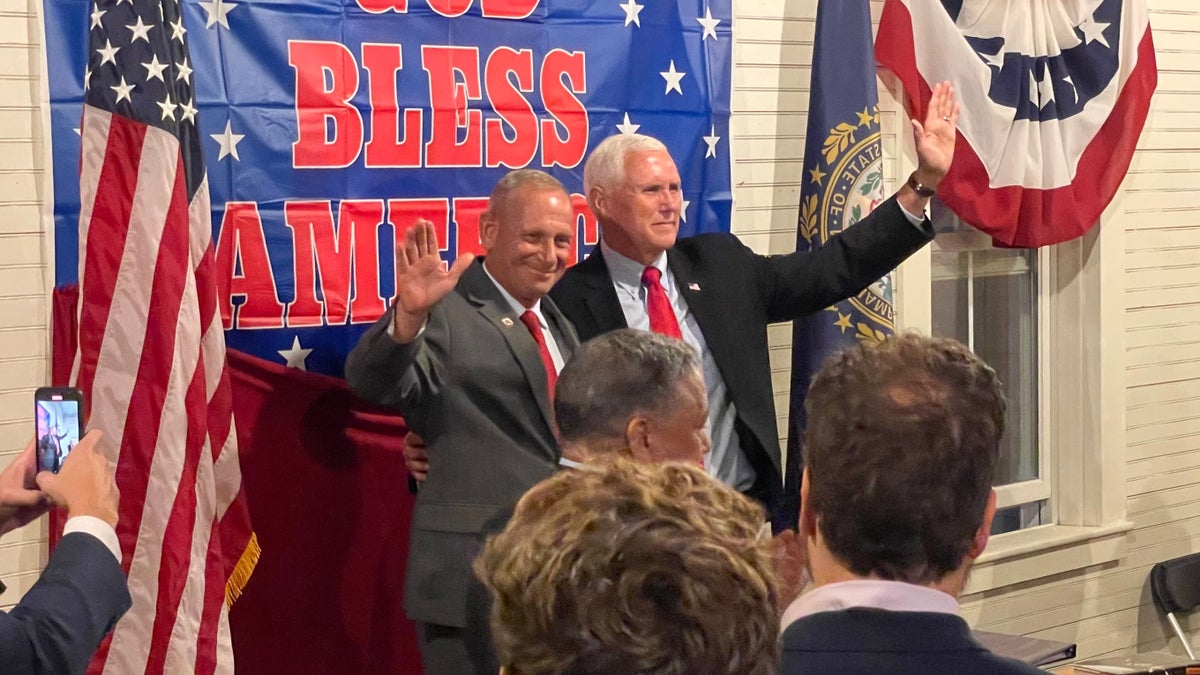 Mike Pence and Don Bolduc in New Hampshire