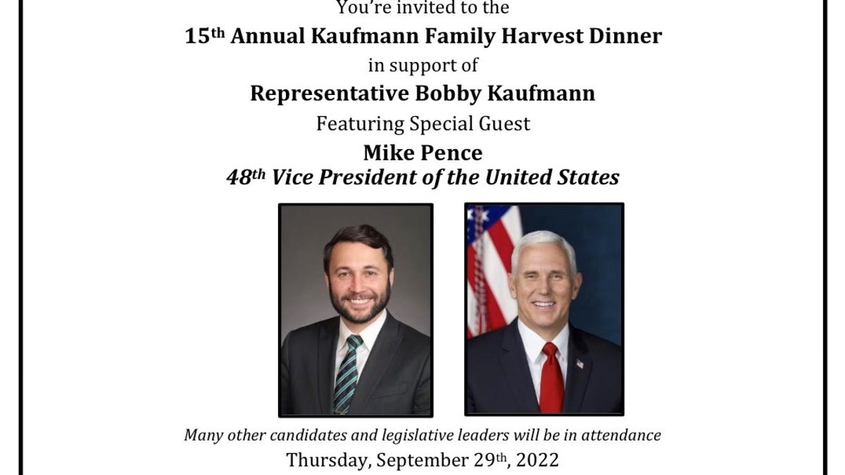 Pence to headline Iowa family dinner