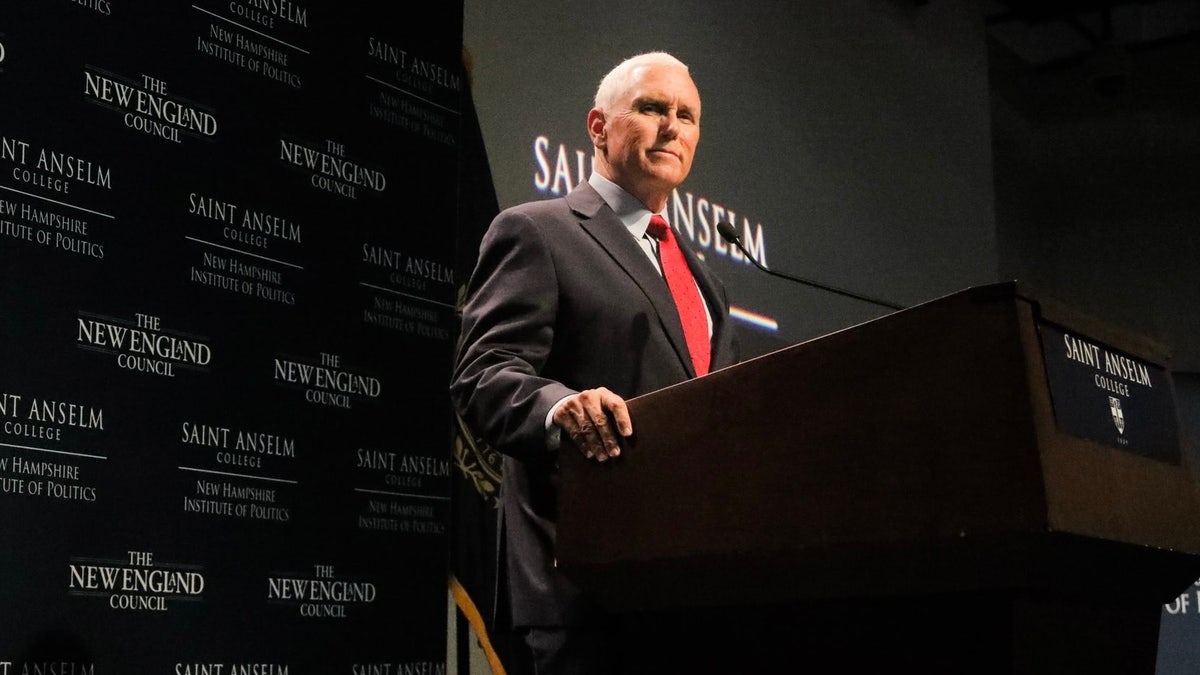 Mike Pence speaks at Politics and Eggs
