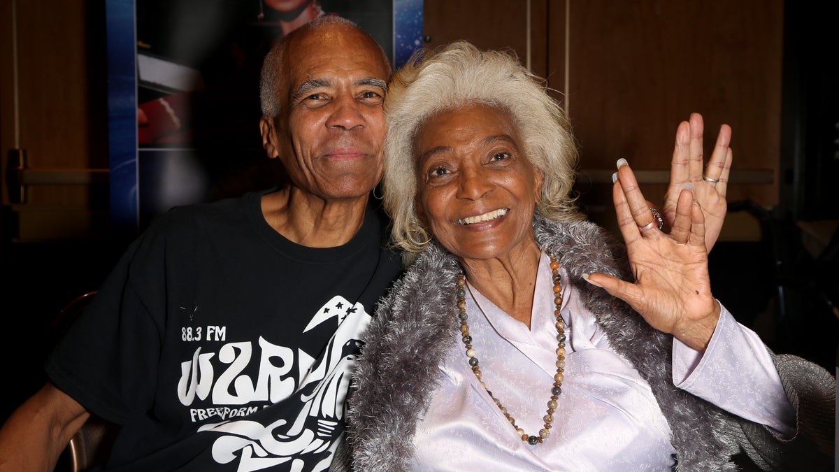 Kyle Johnson with Nichelle Nichols