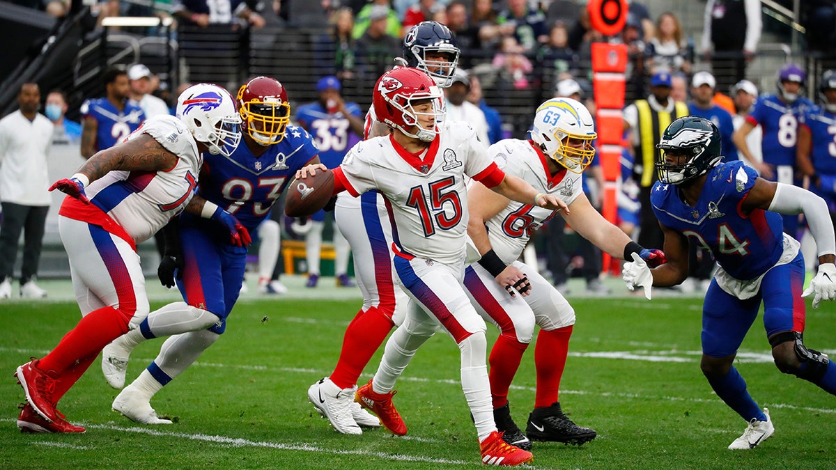 Patrick Mahomes at the Pro Bowl