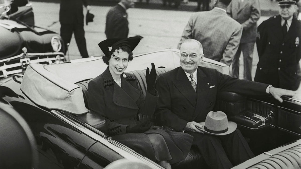 Queen Elizabeth and President Truman