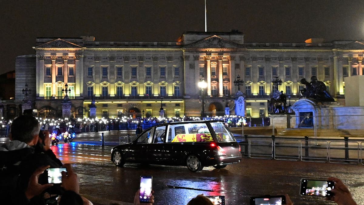 Queen Elizabeth II hearse