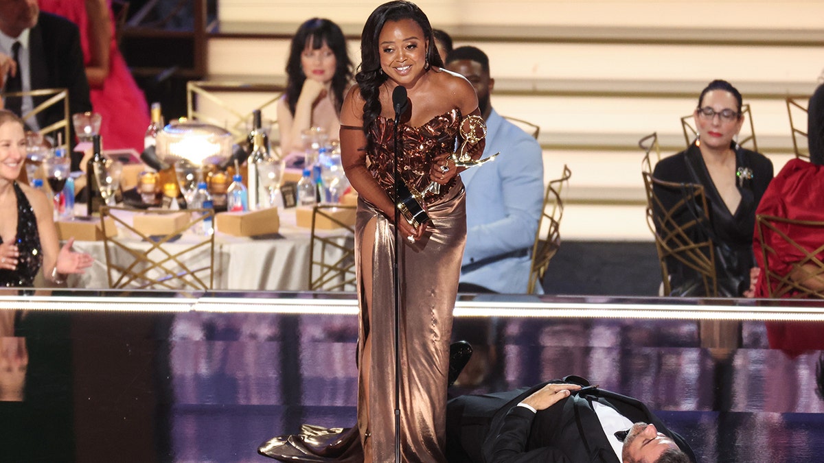 quinta brunson speech jimmy kimmel