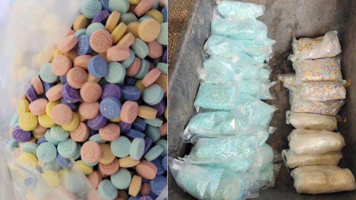 Border Officers Find 47K Rainbow Fentanyl Pills In Hidden Car   Rainbow Fentanyl Pills Port Of Nogales Arizona 