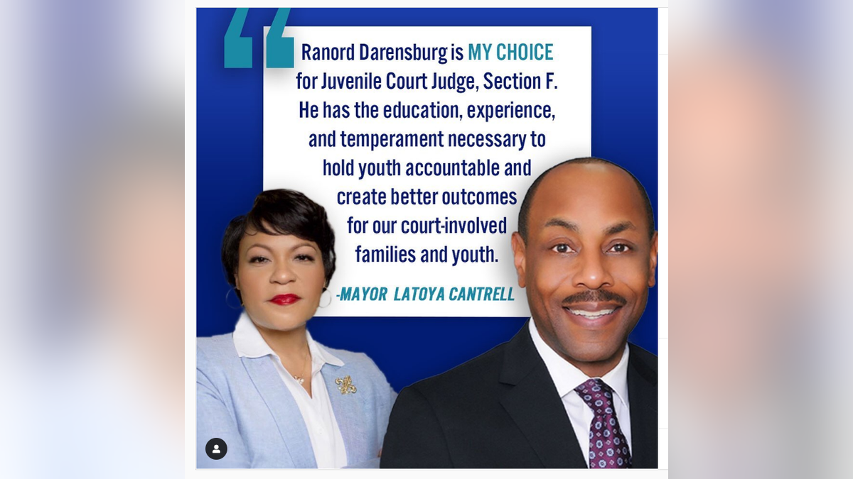 LaToya Cantrell endorsement carjacking judge