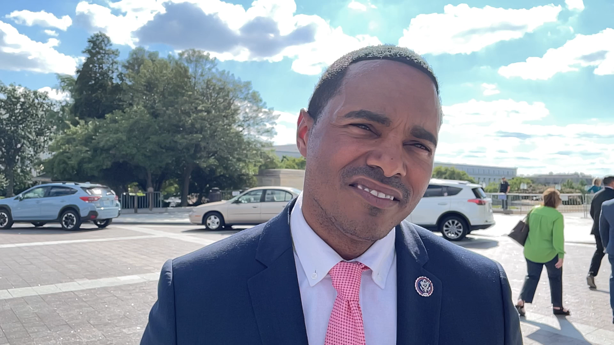 Ritchie Torres outside Capitol