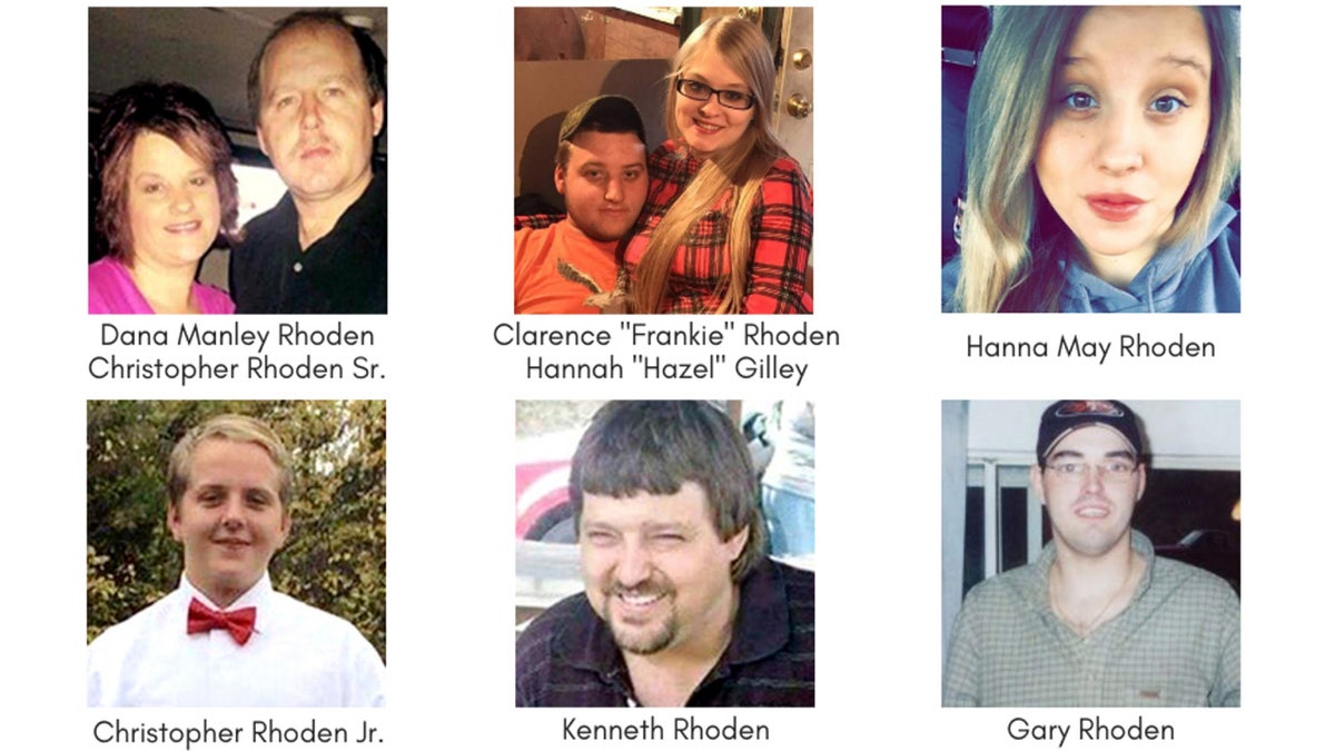 Photos of each of the victims in the Pike County Massacre