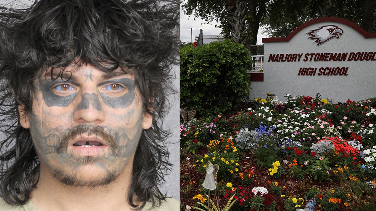 Robert Mondragon's booking photo shows his face tattoos