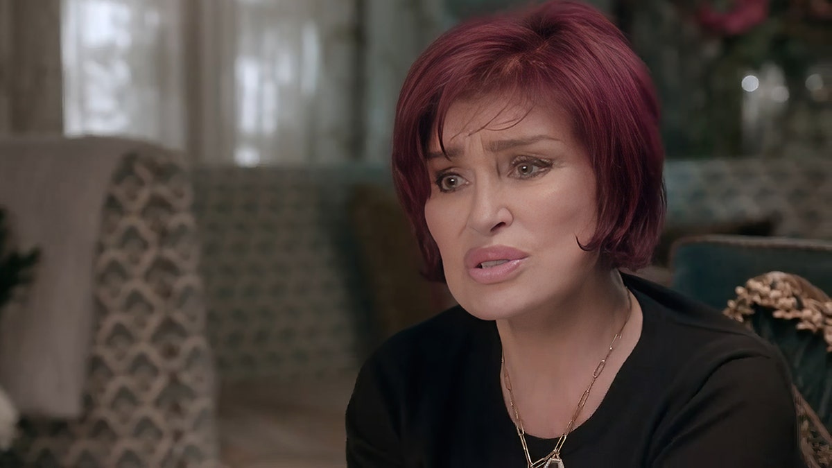 Sharon Osbourne speaks from home