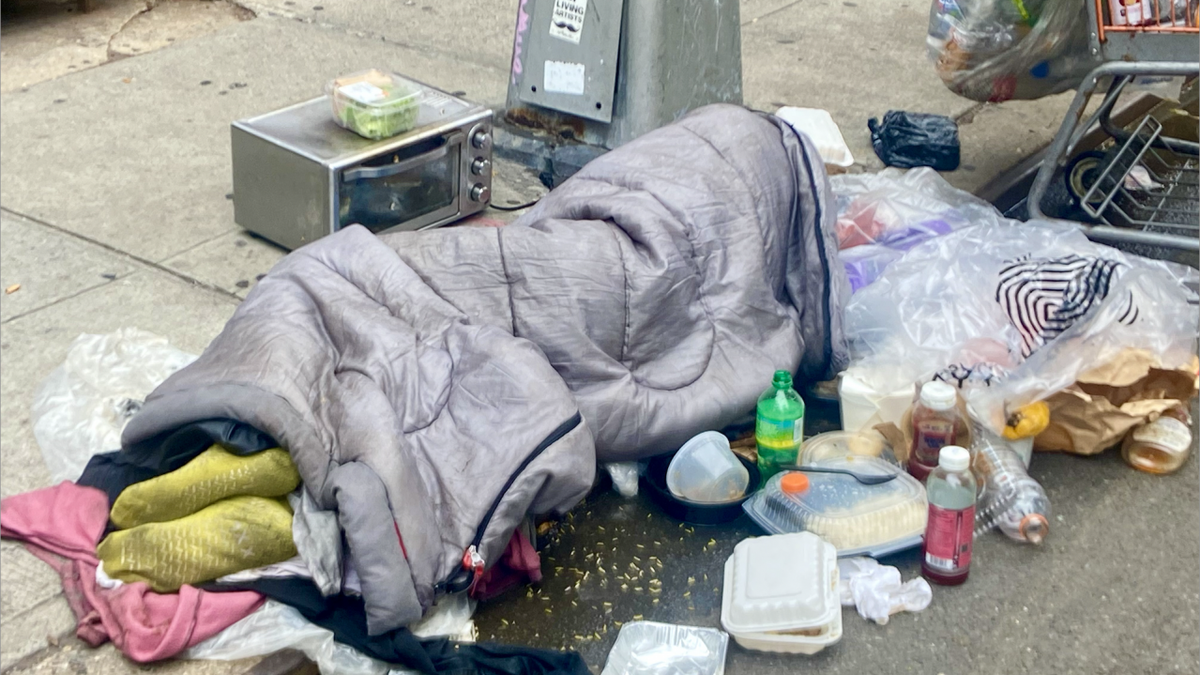 West 43rd Street homeless man