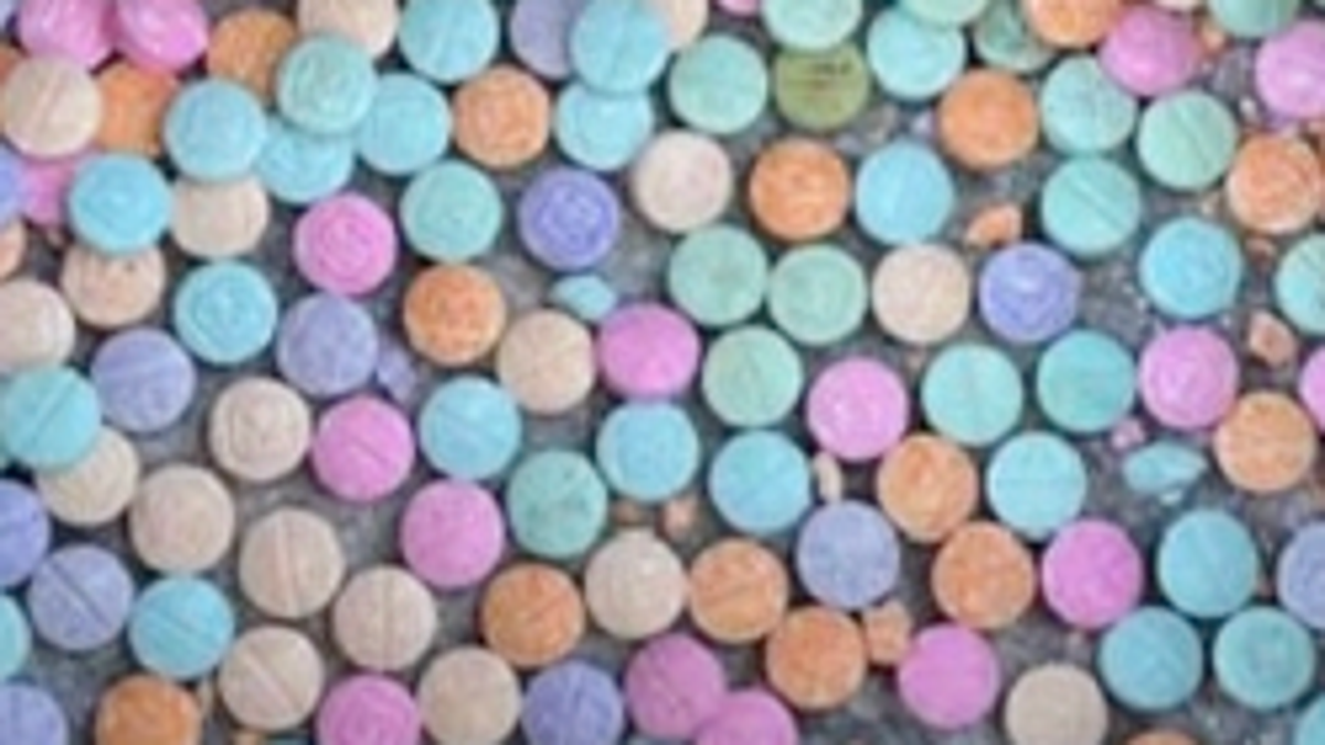 bright-colored fentanyl pills