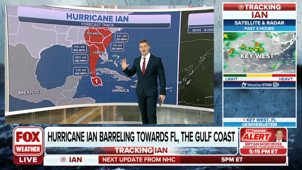 Hurricane Ian on Fox Weather