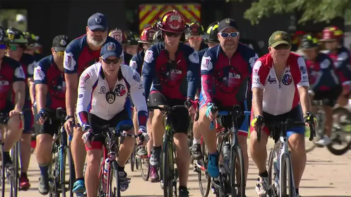 First responders bike across Texas