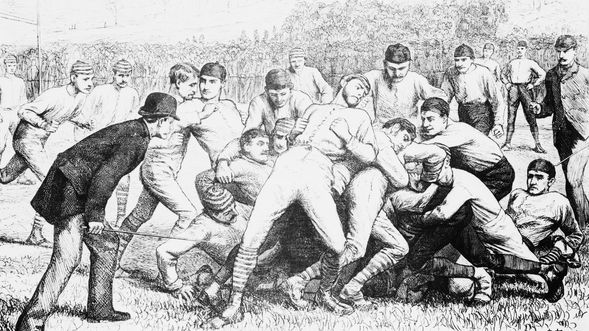 Drawing of Yale, Princeton game 