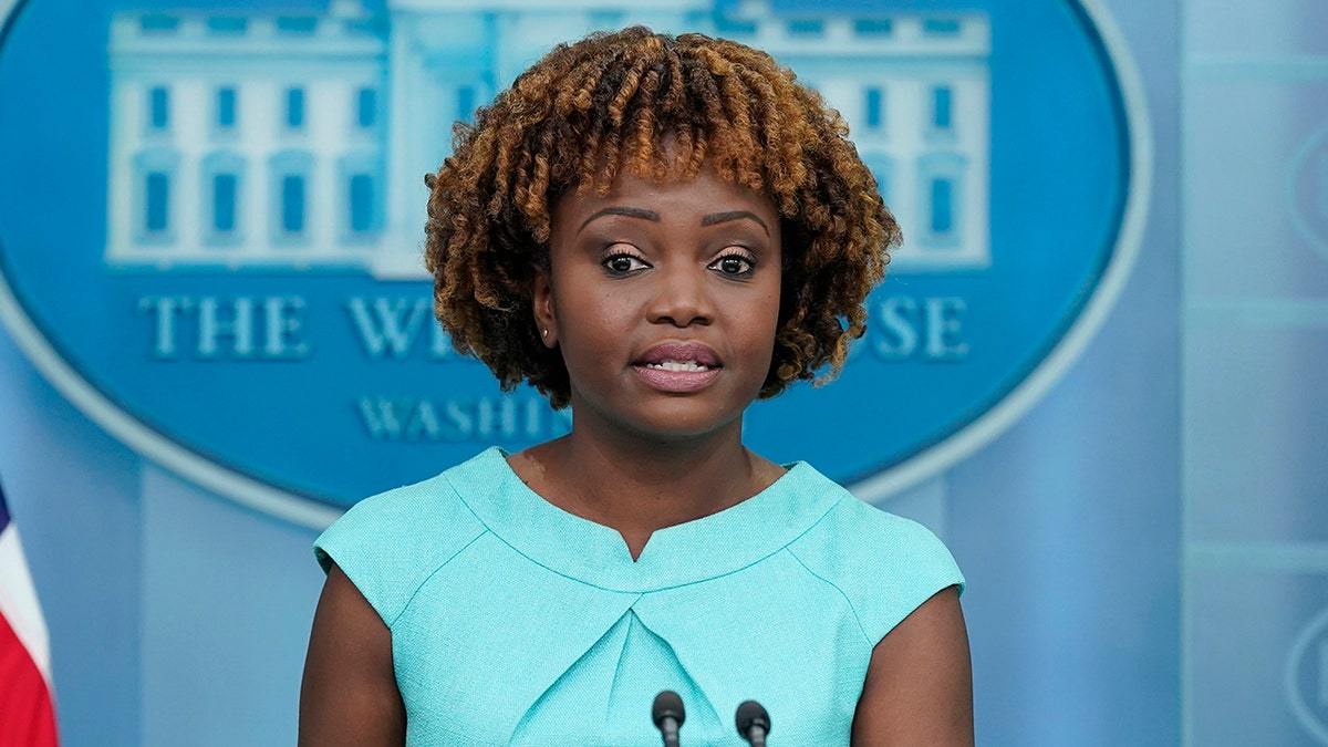 White House press secretary Karine Jean-Pierre answers questions Sept. 6, 2022