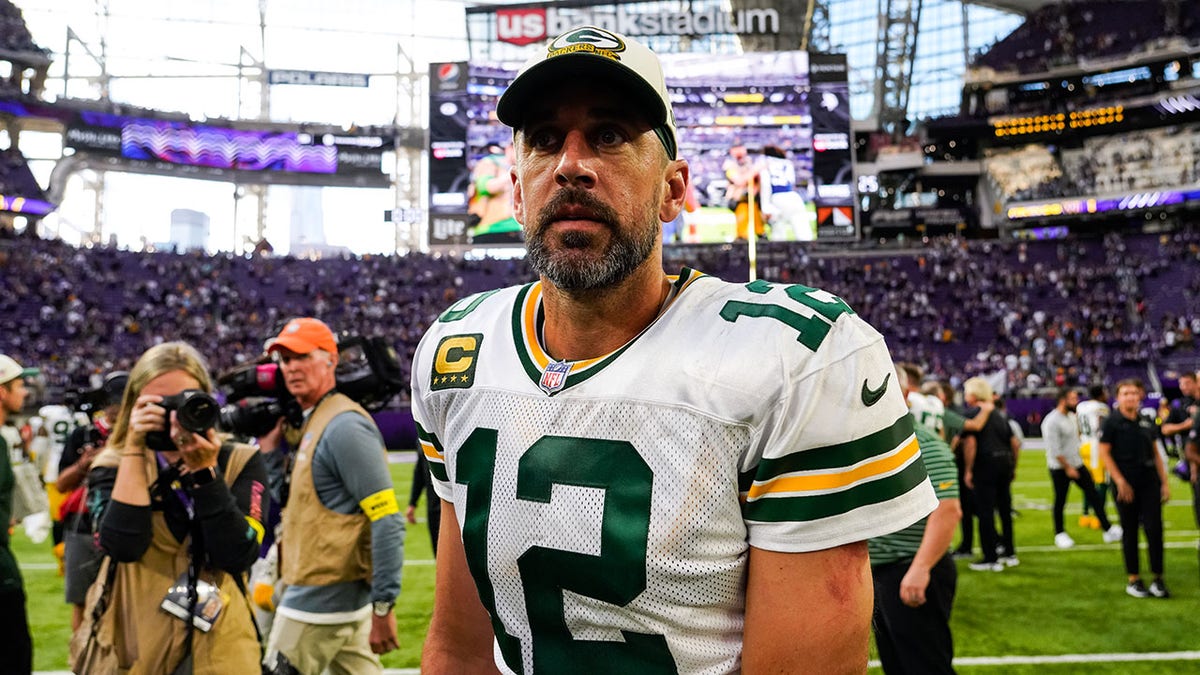 Aaron Rodgers after Vikings game
