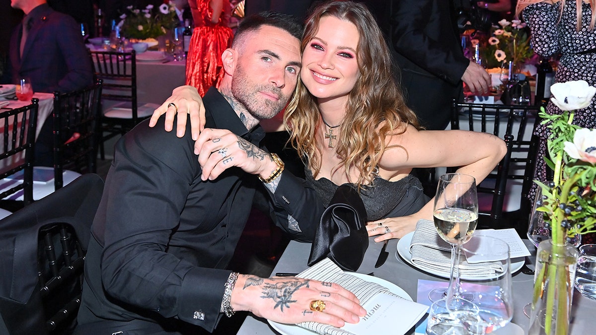 Adam Levine and Behati Prinsloo