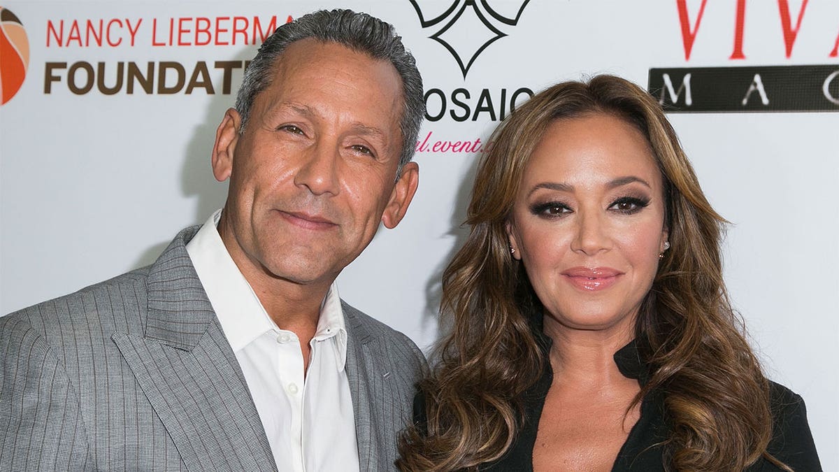 Leah Remini and husband Angelo Pagan